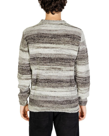 Gianni Lupo Gray Polyacrylic Sweatshirt