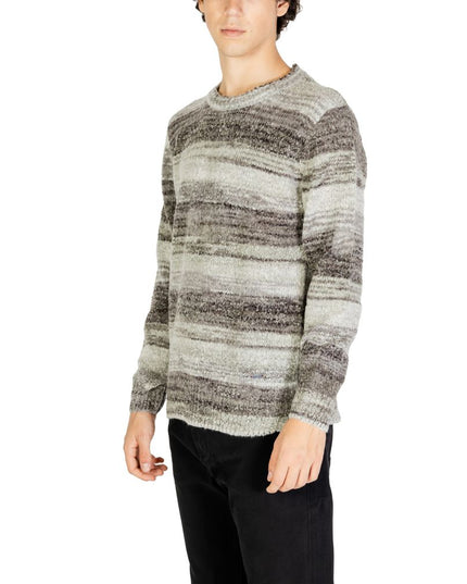 Gianni Lupo Gray Polyacrylic Sweatshirt