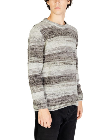 Gianni Lupo Gray Polyacrylic Sweatshirt