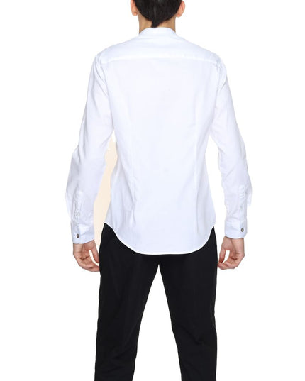 Gianni Lupo White Cotton Dress Shirt