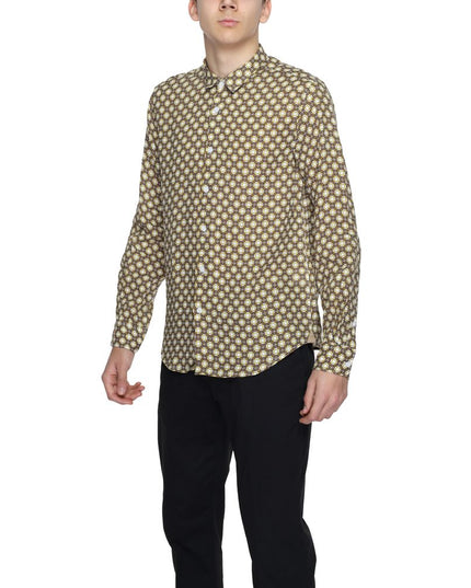 Gianni Lupo Beige Linen Shirt