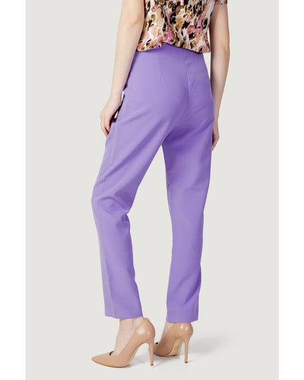 Only Purple Polyester Pants