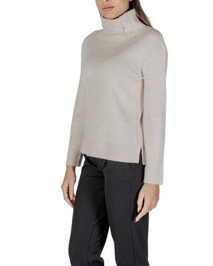 Street One Cream Viscose Turtleneck