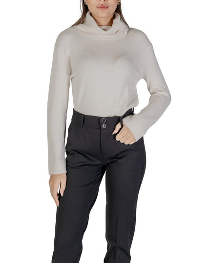 Street One Cream Viscose Turtleneck
