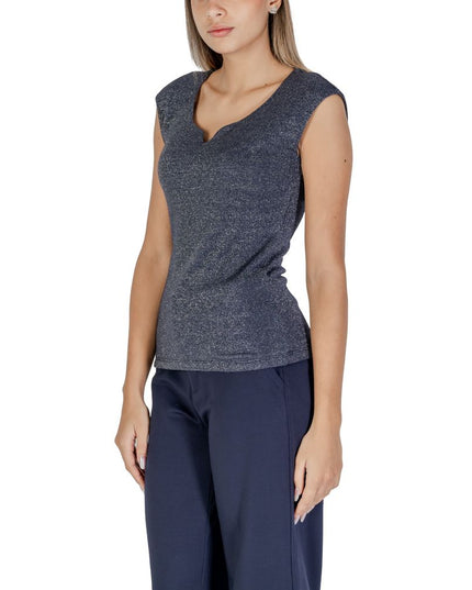 Street One Blue Viscose Tank Top