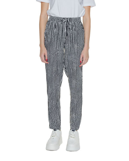 Only Black Viscose Casual Pants