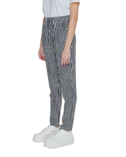 Only Black Viscose Casual Pants