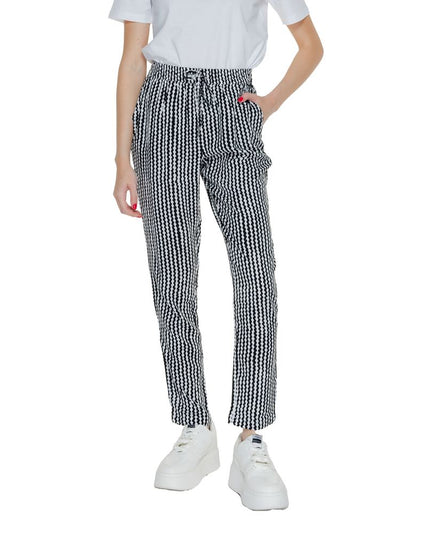 Only Black Viscose Casual Pants