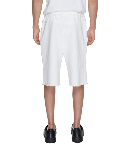Underclub White Cotton Bermuda Shorts