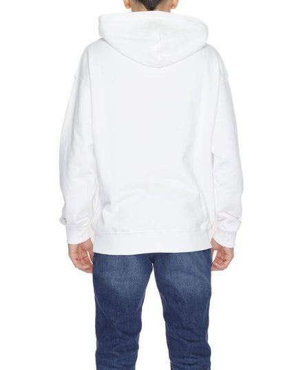 Underclub White Cotton Hoodie