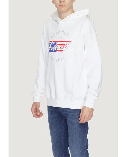 Underclub White Cotton Hoodie