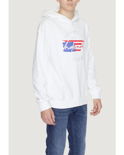 Underclub White Cotton Hoodie