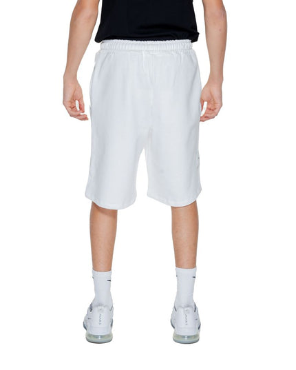 Underclub White Cotton Bermuda Shorts