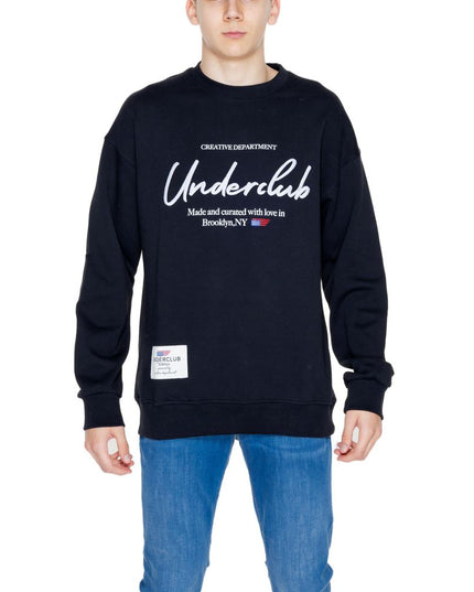 Underclub Black Cotton Sweatshirt