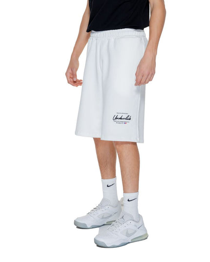 Underclub White Cotton Bermuda Shorts