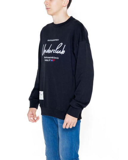 Underclub Black Cotton Sweatshirt