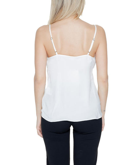 Jacqueline De Yong White Polyester Tank Tops