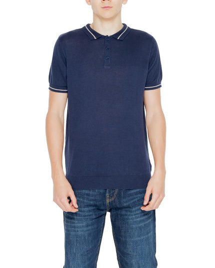 Hamaki-Ho Blue Cotton Shortsleeve Shirt