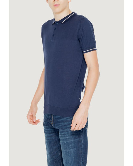 Hamaki-Ho Blue Cotton Shortsleeve Shirt