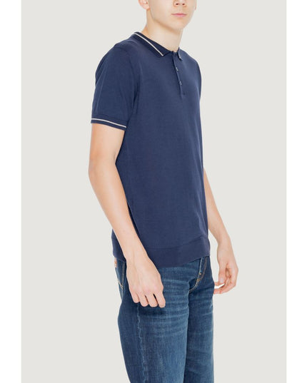 Hamaki-Ho Blue Cotton Shortsleeve Shirt