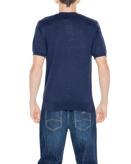 Hamaki-Ho Blue Cotton T-Shirt