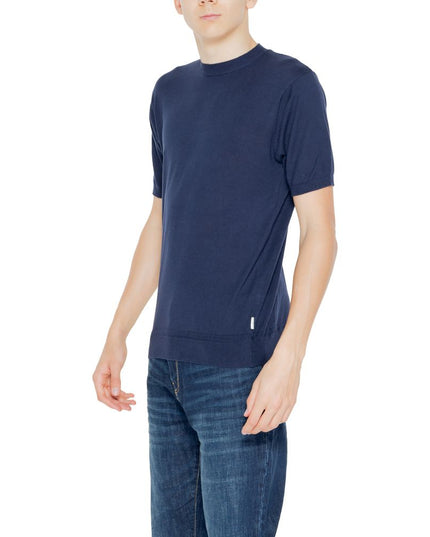 Hamaki-Ho Blue Cotton T-Shirt