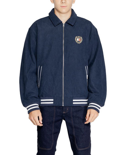 Tommy Hilfiger Jeans Blue Recycled Polyester Jackets And Coat