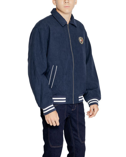 Tommy Hilfiger Jeans Blue Recycled Polyester Jackets And Coat