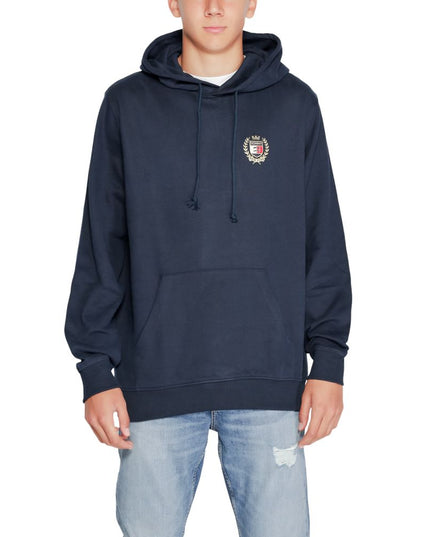 Tommy Hilfiger Jeans Blue Cotton Hoodie