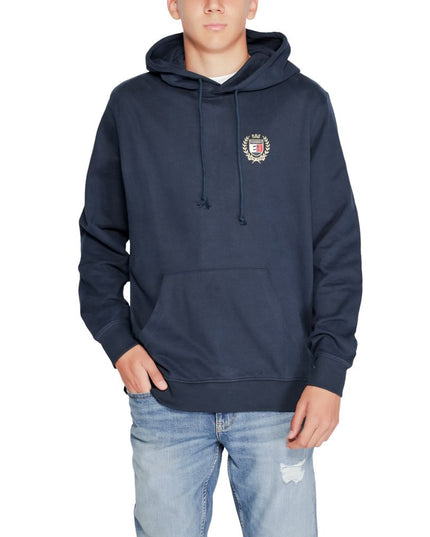 Tommy Hilfiger Jeans Blue Cotton Hoodie
