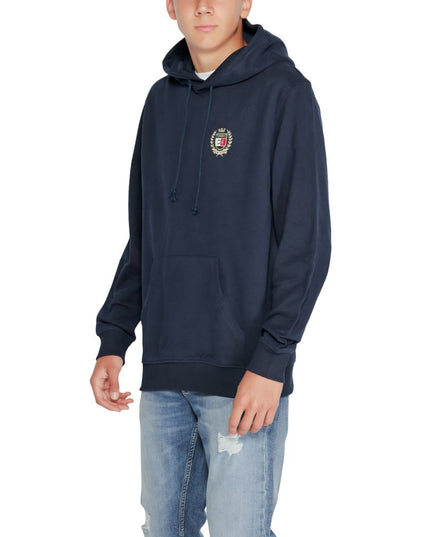 Tommy Hilfiger Jeans Blue Cotton Hoodie