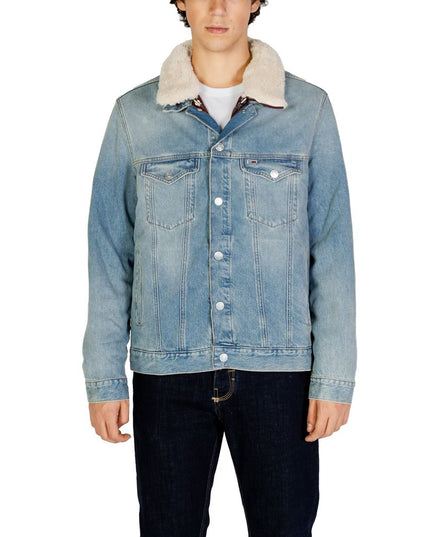 Tommy Hilfiger Jeans Light Blue Cotton Denim Jacket