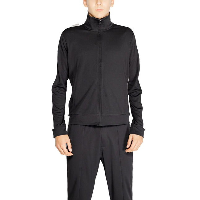 Calvin Klein Sport Black Recycled Polyester Sweatshirt
