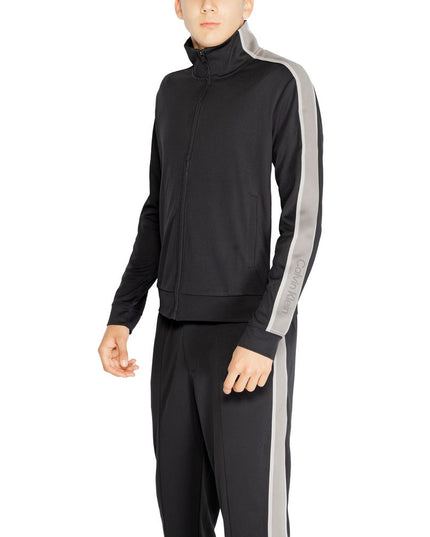 Calvin Klein Sport Black Recycled Polyester Sweatshirt