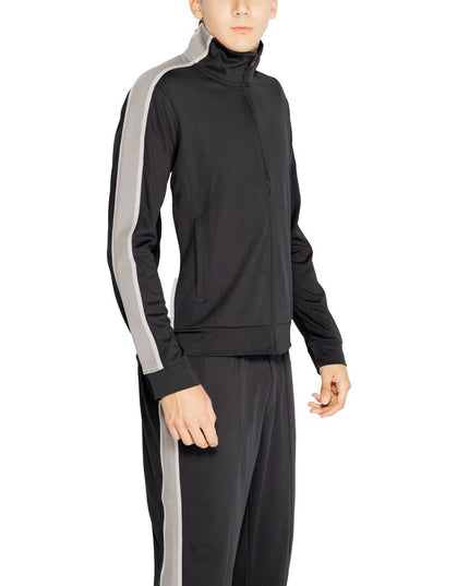 Calvin Klein Sport Black Recycled Polyester Sweatshirt