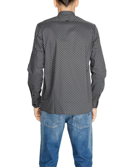 Antony Morato Gray Cotton Pattern Shirt