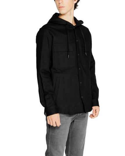 Antony Morato Black Cotton Shell Jacket