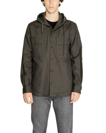 Antony Morato Green Cotton Shell Jacket