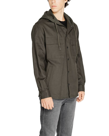 Antony Morato Green Cotton Shell Jacket