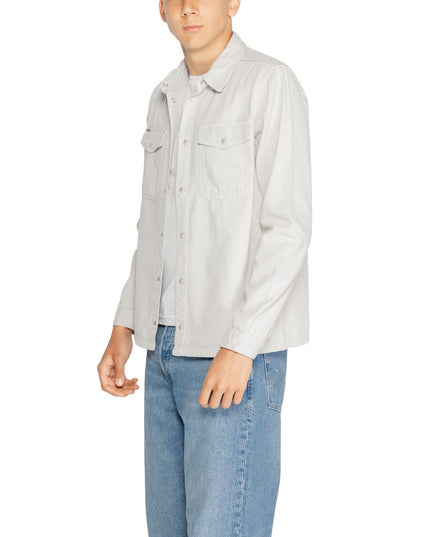 Antony Morato Gray Cotton Dress Shirt