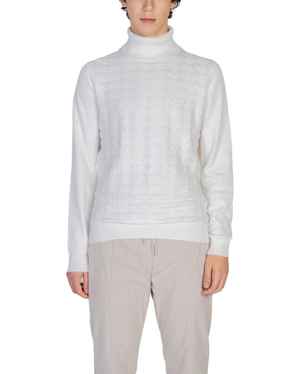 Antony Morato White Cotton Turtleneck