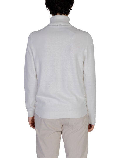 Antony Morato White Cotton Turtleneck
