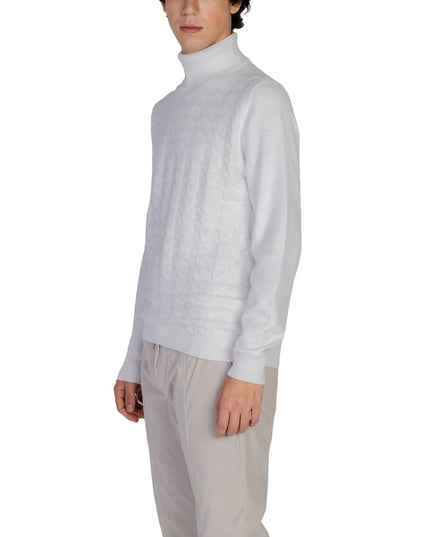 Antony Morato White Cotton Turtleneck