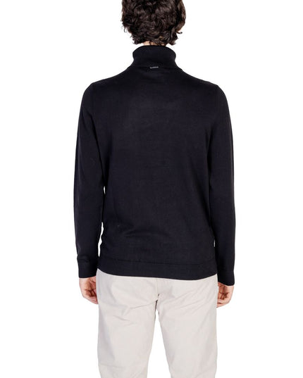 Antony Morato Black Cotton Turtleneck