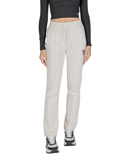 Guess Active Cream Cotton Joggers (Workout Pants)