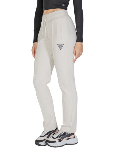 Guess Active Cream Cotton Joggers (Workout Pants)