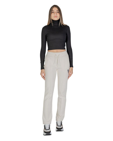 Guess Active Cream Cotton Joggers (Workout Pants)