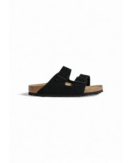 Birkenstock Black Suede Leather Sandals
