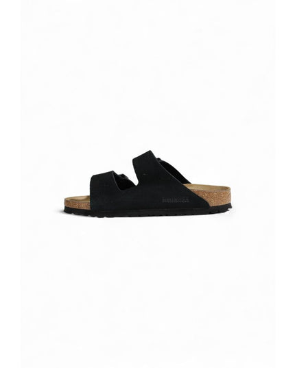 Birkenstock Black Suede Leather Sandals