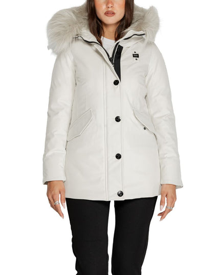Blauer White Polyester Parka